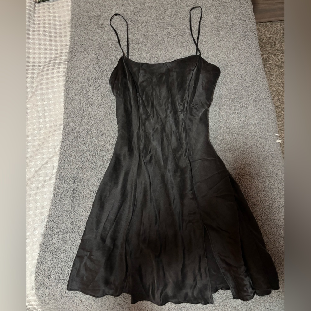 Victoria's Secret Black Slip Dress VINTAGE